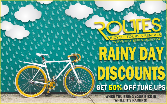 Rainy Day Discounts on Services!!
