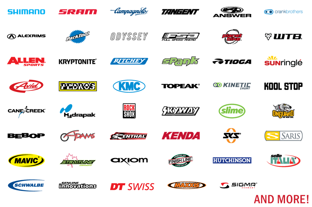 Routes Rentals & Tours - We carry a large selection of bike parts and tools to keep you on the road