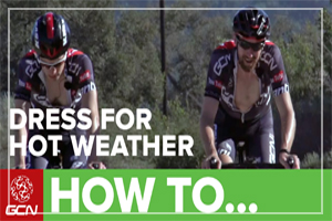 Hot weather cycling clothing