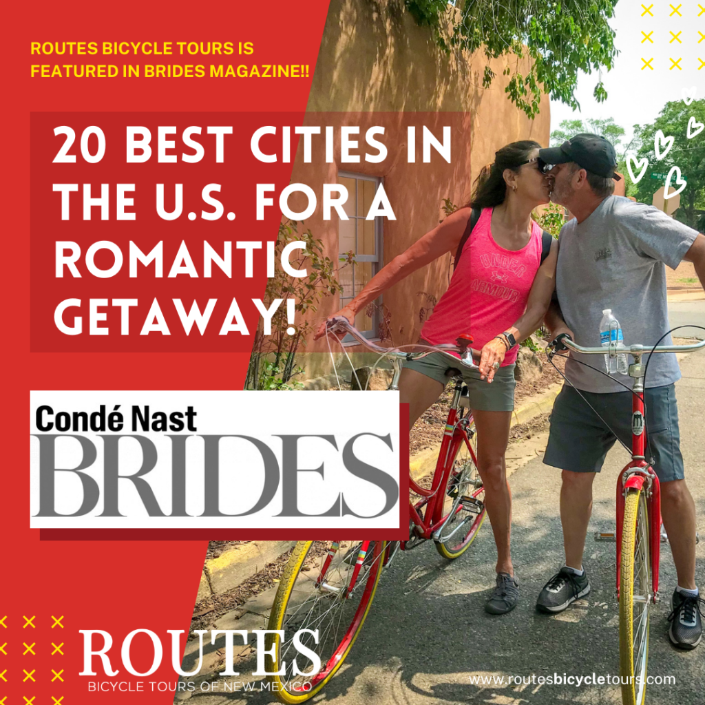 routes bicycle tours featured in Brides Magazine
