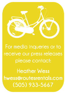 Routes Bicycle Rentals Press Contact Info