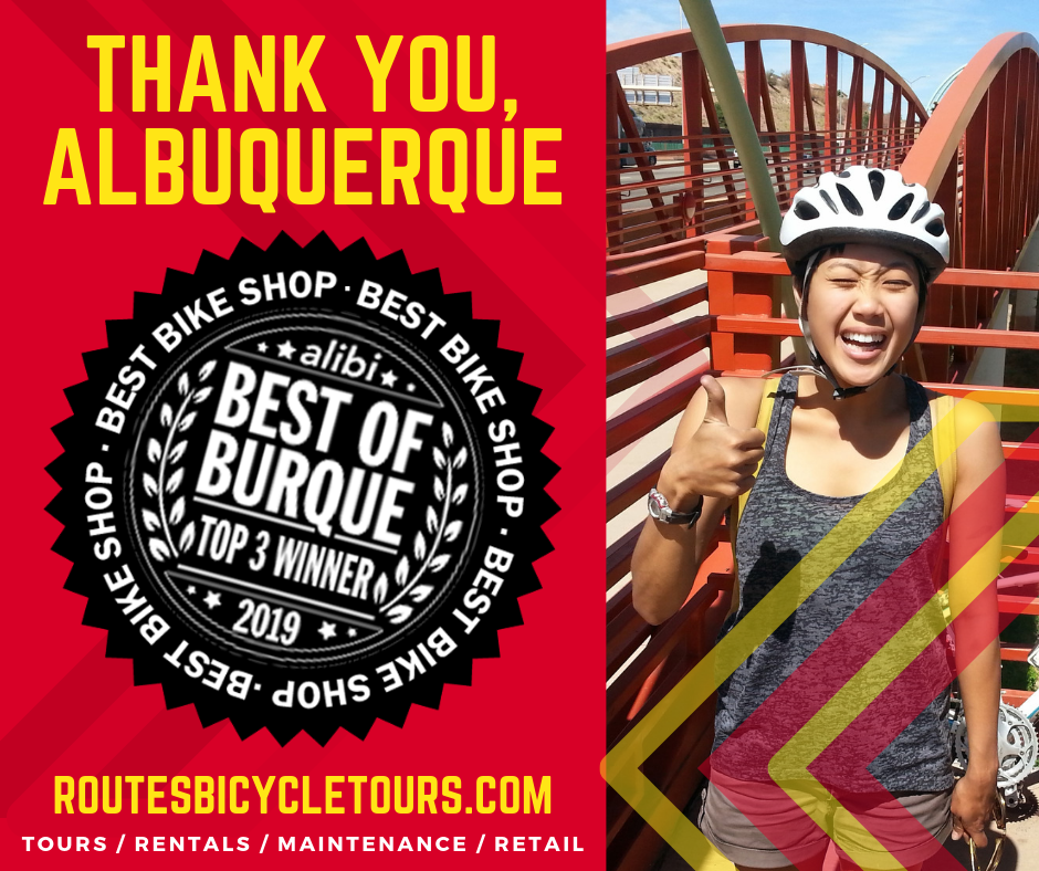 Routes voted best bike shop in ABQ