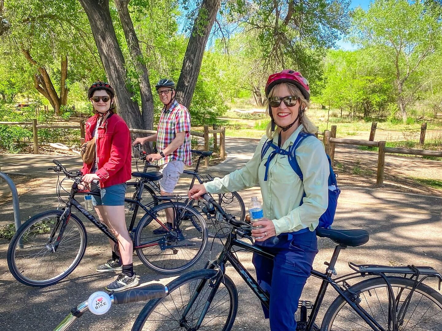 Albuquerque Bicycle Tour with Routes Bicycle Tours and Rentals New Mexico. ABQ Candles and Crepes Bike Tour.